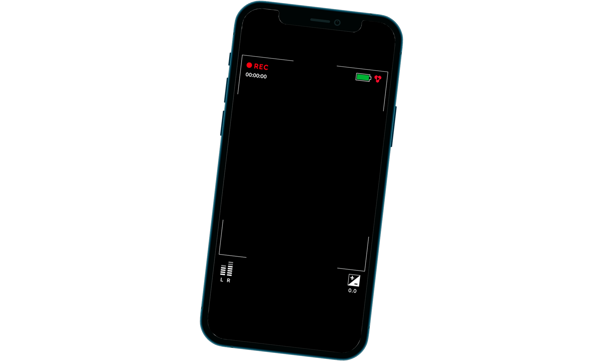 Pantallas animadas - Simulación para móvil Simulación visual de un teléfono móvil. En él, hay una pantalla de fondo negro con el logotipo del Archivo de Canal Terrassa, con colores rojo y blanco.