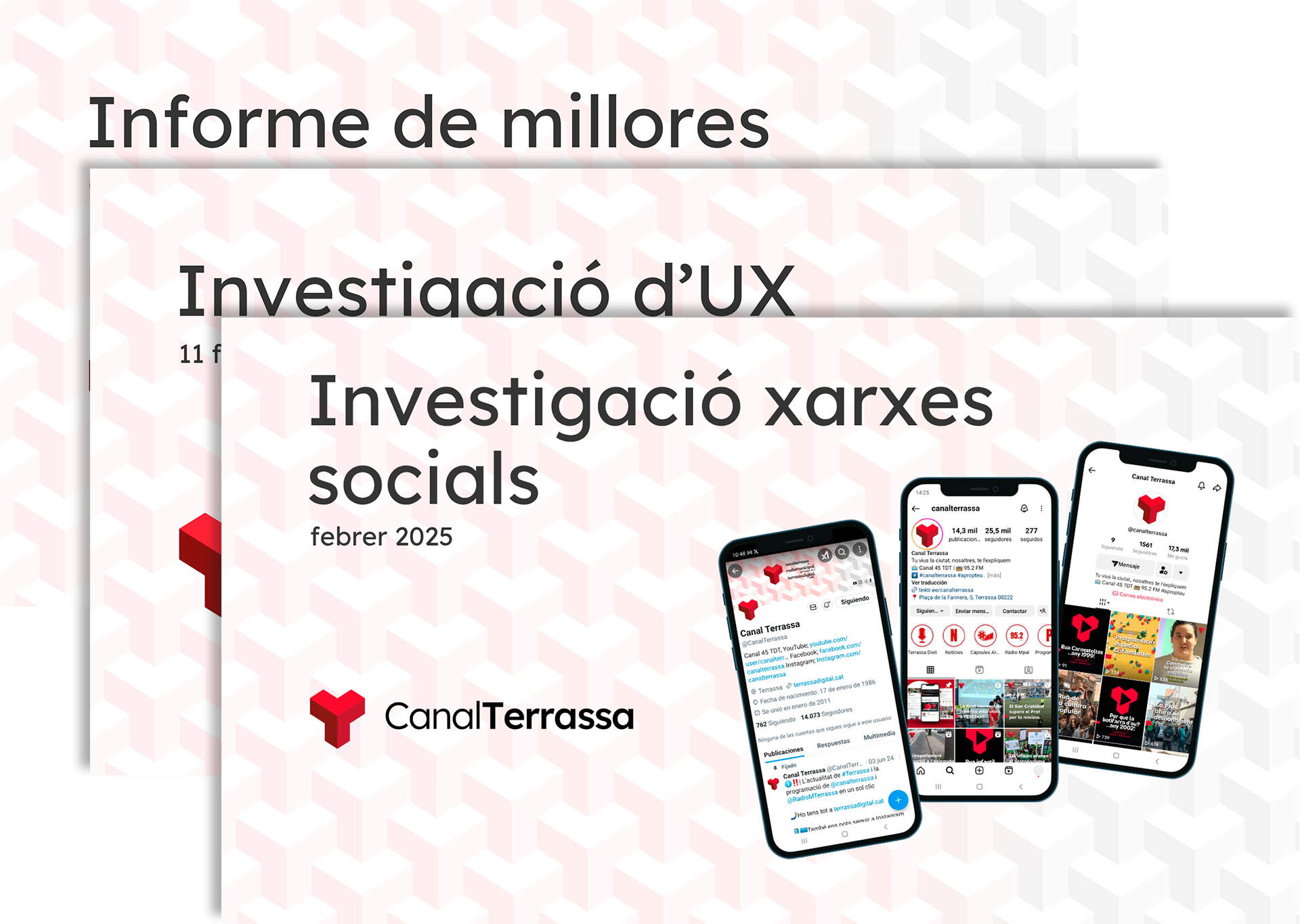 Investigaciones para web y redes sociales