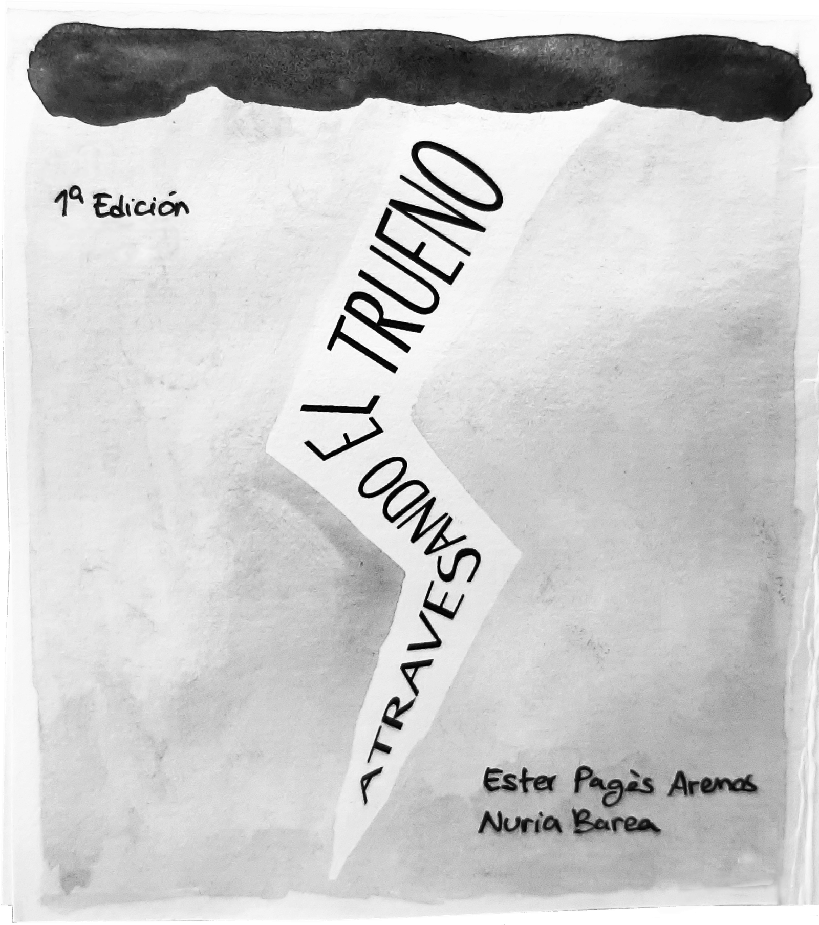 Portada del fanzine Atravesando el trueno, de Ester Pagès y Nuria Barea